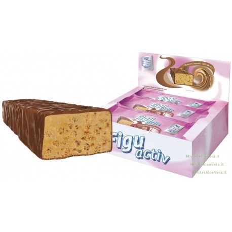 Figuactiv Barrette Crunchy Caramel scatola da 6 pz. - LR - 6 x 60 gr