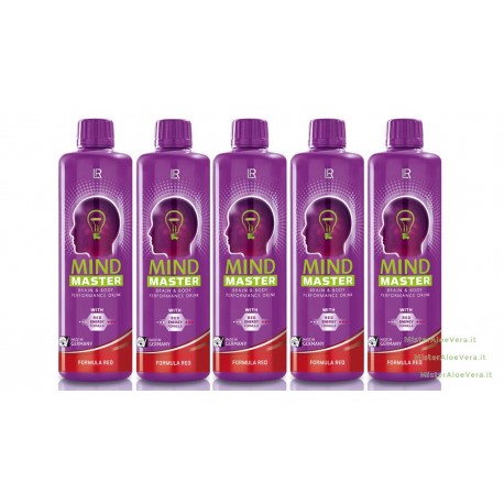 Mind Master Brain & Body Performance Drink set da 5 flaconi – Formula Red - LR